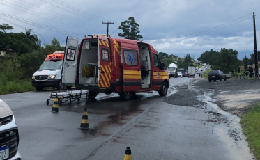Motociclista morre após acidente de trânsito em Criciúma