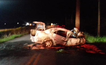 Após acidente, homem morre e fica carbonizado