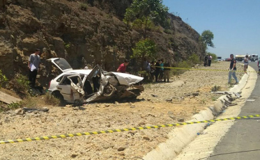 Interditada, Via Rápida registra acidente frontal com morte