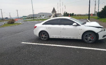 PMRv atende acidente na Serra do Rio do Rastro