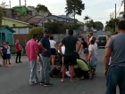 Acidente com duas crianças no bairro Ana Maria (VÍDEO)