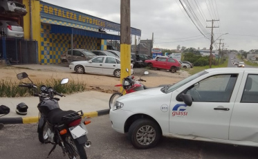 Acidente é registrado na SC-445