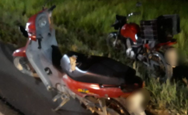 Jaguaruna: após cair de moto, mulher é encaminhada ao hospital