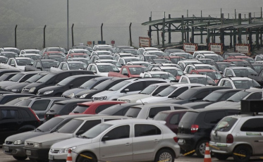 Vendas de veículos caem 1,61% em janeiro