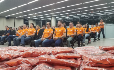 Apoio de agentes voluntários para a Defesa Civil em Criciúma