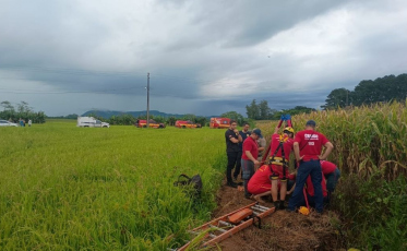 Tio tenta salvar sobrinho e ambos morrem afogados em Forquilhinha