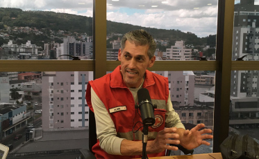 Cruz Vermelha de Criciúma arrecada alimentos durante Passeio Ciclístico em Forquilhinha