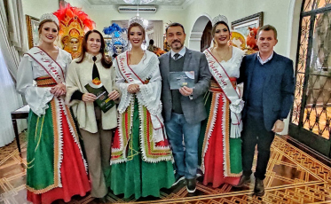 Corte da Festa da Gastronomia divulga evento na Assembleia Legislativa