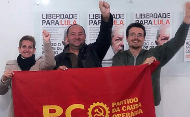 “A nossa luta é contra o golpe”