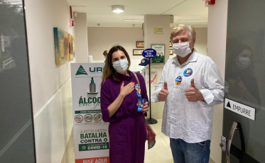 Na campanha, a nova rotina do Dr. Anibal