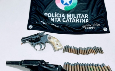 Briga por pitbull, tiro no chão e armas apreendidas