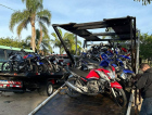 PM de Garopaba apreende 21 motocicletas por perturbação 