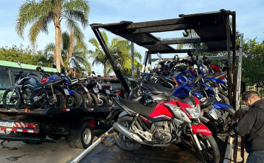 PM de Garopaba apreende 21 motocicletas por perturbação 