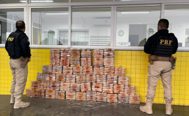 Pasta base de cocaína que viria para Criciúma é apreendida no Oeste (VÍDEO)