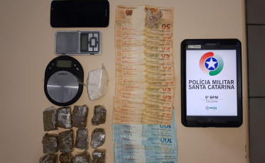 PM apreende drogas em residência na Santa Luzia