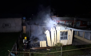 Noite de incêndios em Araranguá