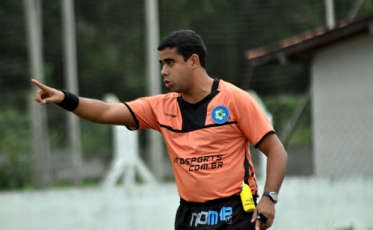William Machado Steffen apita segundo jogo de Hercílio Luz x Criciúma
