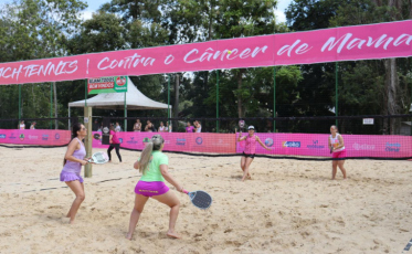 Esporte e solidariedade se unem no Open Viva Mais de Beach Tennis neste sábado