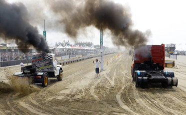 Organizador da Arrancada de Caminhões sugere que piloto não parou de acelerar