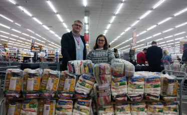 Campanha do Bistek entrega 10,1 toneladas de alimentos para instituições de SC e RS