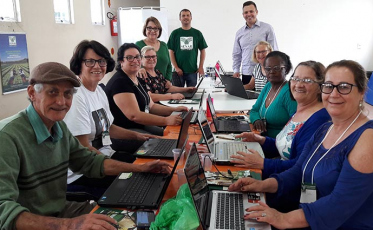 Turma conclui curso de inclusão digital em Arroio do Silva