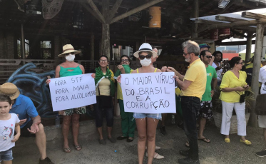 Bolsonaristas atendem chamado e vão às ruas em Criciúma (VÍDEO)