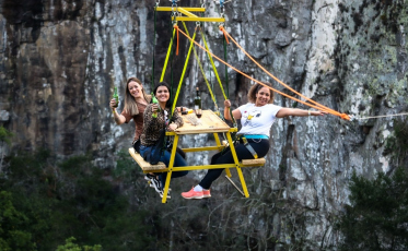 Mesa Suspensa é a atração do momento em Bom Jesus, Rio Grande do Sul