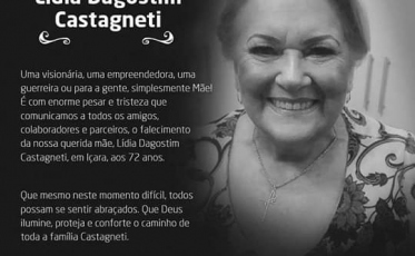 Luto: morre Lídia Dagostim Castagneti 