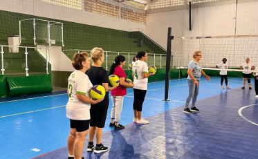 Projeto Vovôlei é retomado em Lauro Müller 