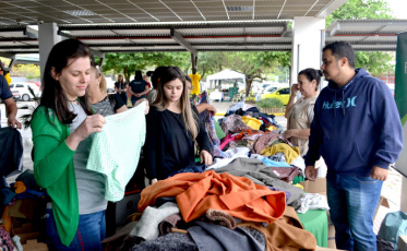 Curso de Fisioterapia da Unesc promove bazar em prol da Casa Guido