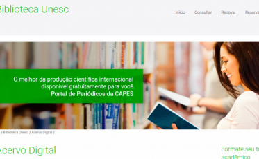 Inovação: Unesc lança Biblioteca Digital com mais de 7,5 mil obras  