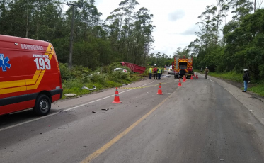 Treviso: duas pessoas morrem em grave acidente na SC-446