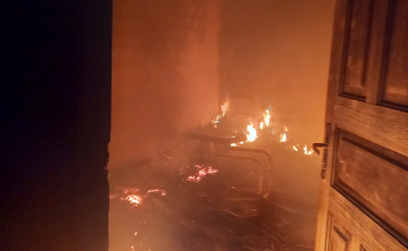 Rincão: edícula pega fogo e filha de proprietário desconfia ter sido criminoso