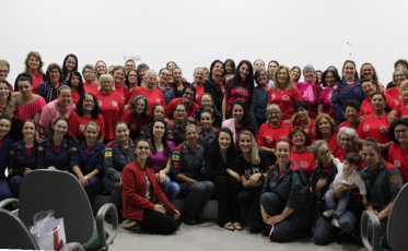 Noite de interação e aprendizado para as Bombeiras de Araranguá