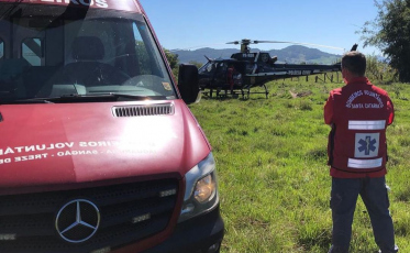 Jaguaruna: idoso de 87 anos cai da árvore e é levado ao hospital em estado grave