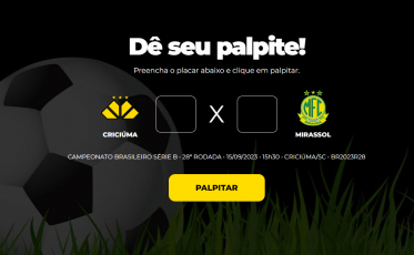 Criciúma x Mirassol: saiba quem ganhou o Bolão do Bistek