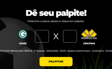 Bolão Bistek: dê seu palpite para Goiás x Criciúma