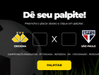 Bolão Bistek: faça o seu palpite para Criciúma e São Paulo