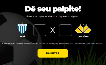 Avaí x Criciúma: saiba quem ganhou o Bolão do Bistek