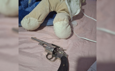 Revólver escondido em urso de pelúcia leva à prisão de mulher em Criciúma