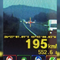 Flagrante da PRF mostra picape a quase 200 km/h em trecho em obras de SC