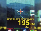 Flagrante da PRF mostra picape a quase 200 km/h em trecho em obras de SC