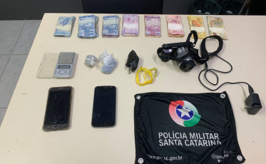 Criciúma: com cocaína e crack, jovem é preso no bairro Santa Augusta