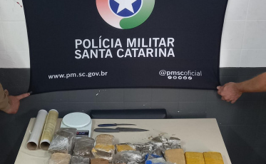 Criciúma: PM apreende mais de nove quilos de maconha no bairro Mina do Toco