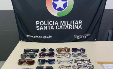 Homem é preso após furtar 18 óculos de loja no Centro de Criciúma
