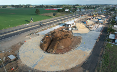 BR-101 Sul: avançam as obras da nova balança de Araranguá