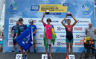 Triathlon do Mampituba/FME Criciúma faz bonito em Brasileiro Infantil