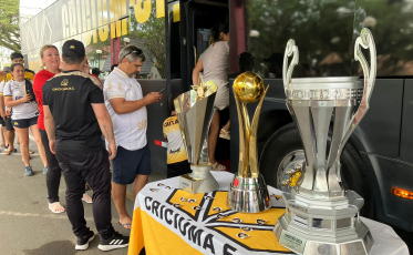 ((Fotos e vídeo)) O Tigre fica! Tour do Tigrão agita o Sul na reta final do Brasileirão