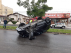 Capotamento de veículo é registrado em Araranguá