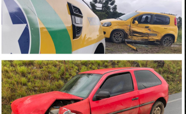 Manhã de colisões na SC-390